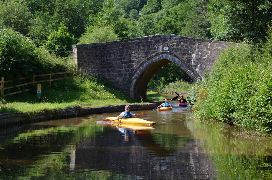 Canoes at Cherry Eye Bridge